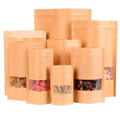 Bolsa papel kraft con ventana